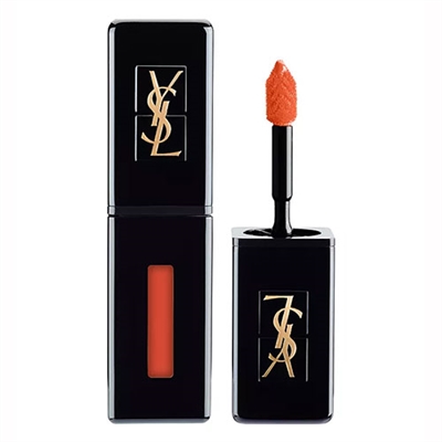 Yves Saint Laurent Rouge Pur Couture Vinyl Cream 414 Rave Orange Tester 0.18oz / 5.5ml