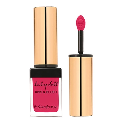 Yves Saint Laurent Kiss & Blush Lips & Cheeks Colour 05 Rouge Effrontee Tester 0.33oz / 10ml