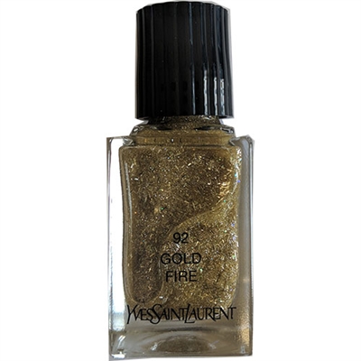 Yves Saint Laurent La Laque Couture 92 Gold Fire Tester 0.34oz / 10ml