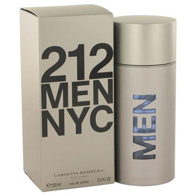 212 by Carolina Herrera for Men 3.4 oz Eau De Toilette Spray