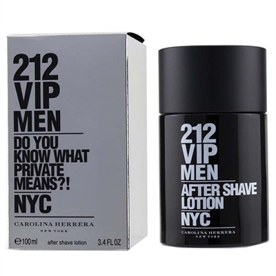 212 VIP by Carolina Herrera for Men 3.4 oz After Shave Lotion