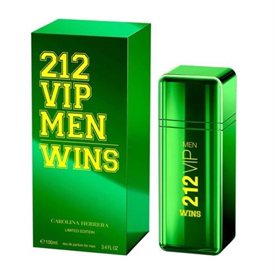 212 VIP Wins by Carolina Herrera for Men 3.4oz Eau De Parfum Spray