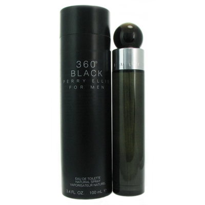 360 Black by Perry Ellis for Men 3.4 oz Eau De Toilette Spray
