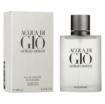 Acqua Di Gio by Giorgio Armani for Men 3.4 oz Eau De Toilette Spray