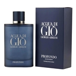 Acqua Di Gio Profondo by Giorgio Armani for Men 4.2oz Eau De Parfum Spray