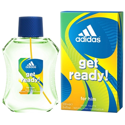 Get Ready by Adidas for Men 3.4oz Eau De Toilette Spray