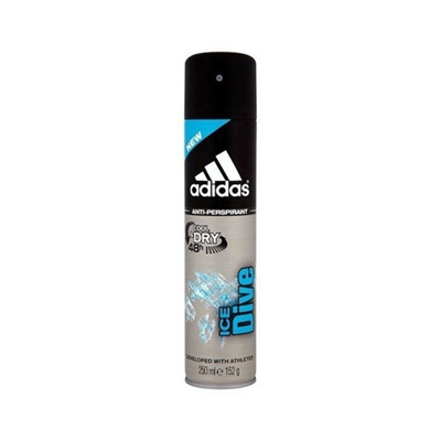 Adidas Ice Dive 48hr Cool & Dry Anti - Perspirant Spray for Men 8.4oz