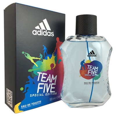 Team Five Special Edition by Adidas for Men 3.4oz Eau De Toilette Spray