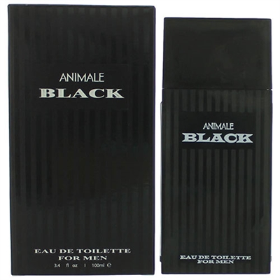 Animale Black by Parlux for Men 3.4 oz Eau De Toilette Spray
