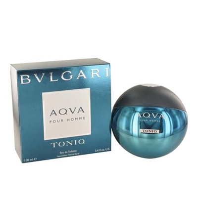 Aqva Pour Homme Toniq by Bvlgari for Men 3.4 oz Eau De Toilette Spray