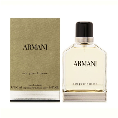 Armani Pour Homme by Giorgio Armani for Men 3.4 oz Eau De Toilette Spray