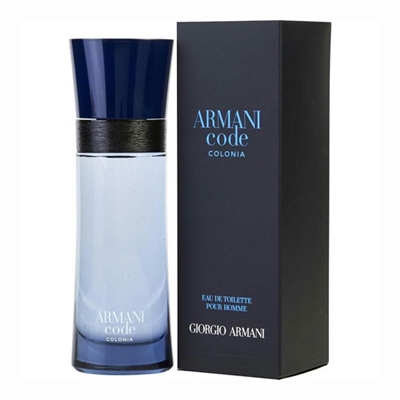 Armani Code Colonia by Giorgio Armani for Men 2.5oz Eau De Toilette Spray