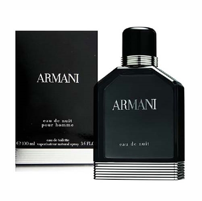 Armani Eau De Nuit by Giorgio Armani for Men 3.4 oz Eau De Toilette Spray