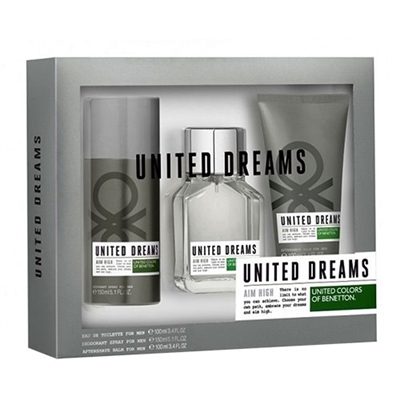 United Dreams by United Colors of Benetton for Men 3 Piece Set