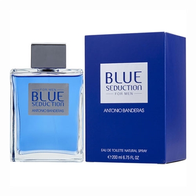 Blue Seduction by Antonio Banderas for Men 6.7 oz Eau De Toilette Spray