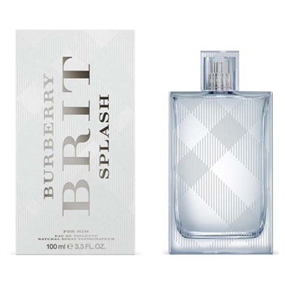 Brit Splash by Burberry for Men 3.3oz Eau De Toilette Spray