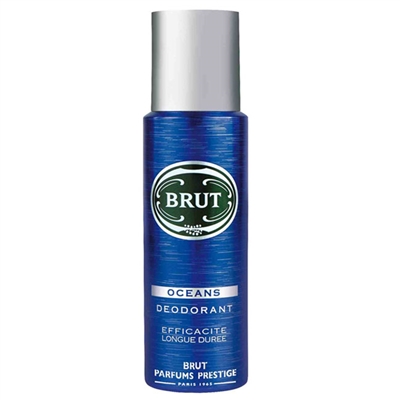 Brut Oceans Deodorant Spray for Men 6.7oz / 200ml