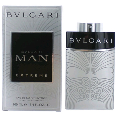 Bvlgari Man Extreme by Bvlgari for Men 3.4oz Eau De Parfum Intense Spray