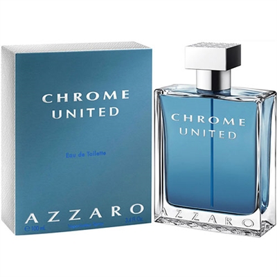 Chrome United by Loris Azzaro for Men 3.4oz Eau De Toilette Spray