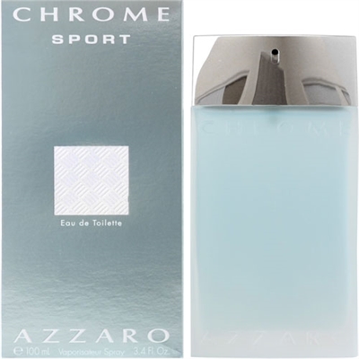 Chrome Sport by Loris Azzaro for Men 3.4 oz Eau De Toilette Spray