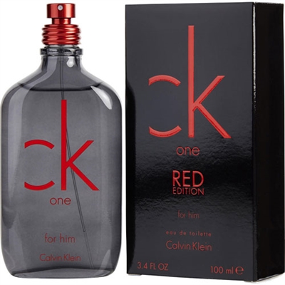 CK One Red by Calvin Klein for Men 3.4oz Eau De Toilette Spray