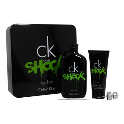 CK One Shock for Him by Calvin Klein for Men 2 Piece Gift Set