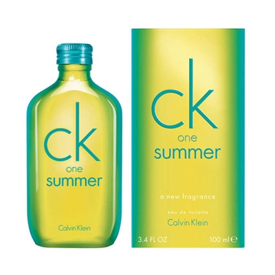 CK One Summer 2014 by Calvin Klein for Men 3.4oz Eau De Toilette Spray