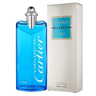 Declaration L'eau by Cartier for Men 3.3oz Eau De Toilette Spray