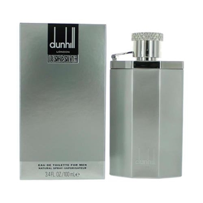 Desire Silver by Alfred Dunhill for Men 3.4oz Eau De Toilette Spray