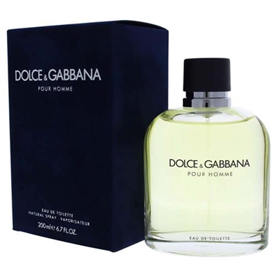 Dolce  Gabbana Pour Homme by Dolce  Gabbana for Men 6.8oz Eau De Toilette Spray