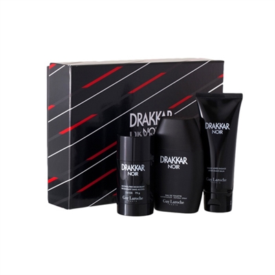 Drakkar Noir by Guy Laroche for Men 3 Piece Gift Set