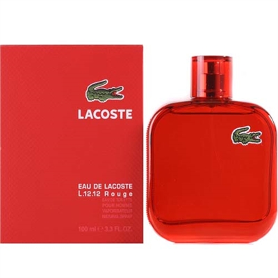 Eau De Lacoste Rouge by Lacoste for Men 3.3 oz Eau De Toilette Spray