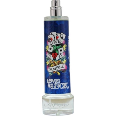 Ed Hardy Love & Luck by Christian Audigier for Men 3.4 oz Eau De Toilette Spray Tester