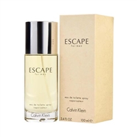 Escape by Calvin Klein for Men 3.4 oz Eau De Toilette Spray