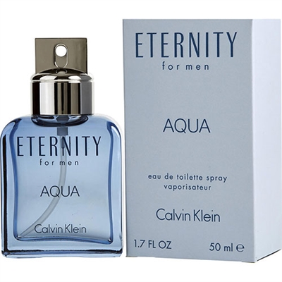 Eternity Aqua by Calvin Klein for Men 1.7 oz Eau De Toilette Spray