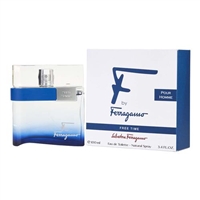 F Free Time by Salvatore Ferragamo for Men 3.4 oz Eau De Toilette Spray