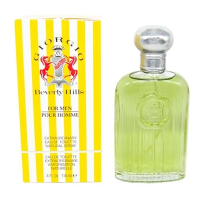 Giorgio Yellow by Giorgio Beverly Hills for Men 4.0 oz Eau De Toilette Spray