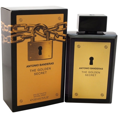 The Golden Secret by Antonio Banderas for Men 6.7oz Eau De Toilette Spray