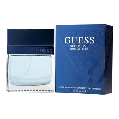 Guess Seductive Blue Homme by Guess for Men 3.4 oz Eau De Toilette Spray