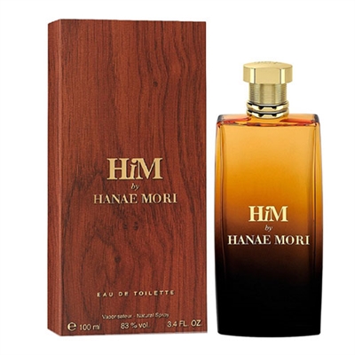 Him by Hanae Mori for Men 3.4oz Eau De Toilette Spray