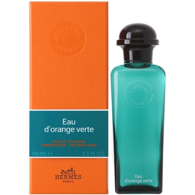 Eau D'Orange Verte by Hermes for Men 3.3oz Eau De Cologne Spray