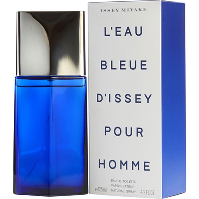 L'eau Bleue D'issey Pour Homme by Issey Miyake 4.2oz Eau De Toilette Spray