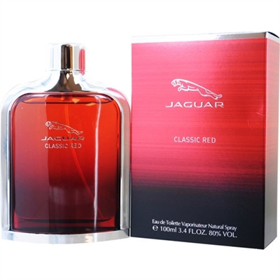 Classic Red by Jaguar for Men 3.4oz Eau De Toilette Spray