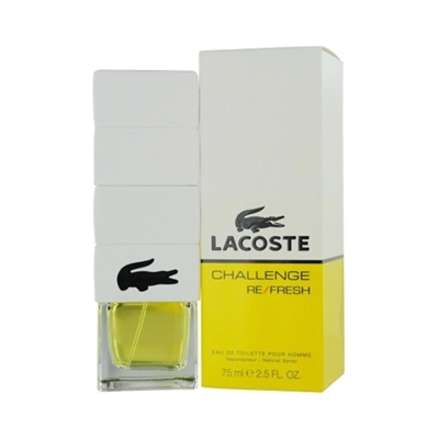 Lacoste Challenge Refresh by Lacoste for Men 2.5 oz Eau De Toilette Spray