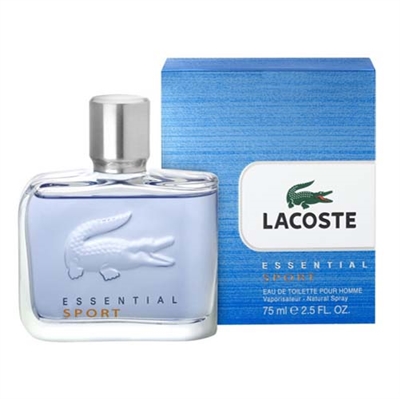 Essential Sport by Lacoste for Men 2.5 oz Eau De Toilette Spray