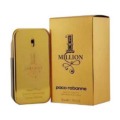 One Million by Paco Rabanne for Men 1.7 oz Eau De Toilette Spray