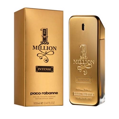 1 One Million Intense by Paco Rabanne for Men 3.4 oz Eau De Toilette Intense Spray