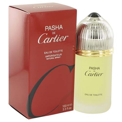 Pasha by Cartier for Men 3.3 oz Eau De Toilette Spray