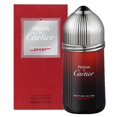 Pasha De Cartier Edition Noire Sport by Cartier for Men 3.3oz Eau De Toilette Spray