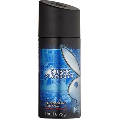 Playboy Super 24H Deodorant Body Spray 96g / 150ml